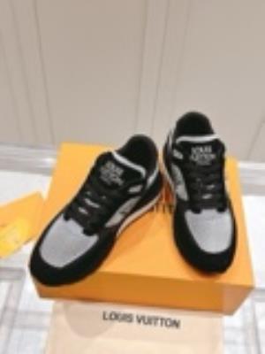 wholesale quality men's louis vuitton run way sneakers model no. 808